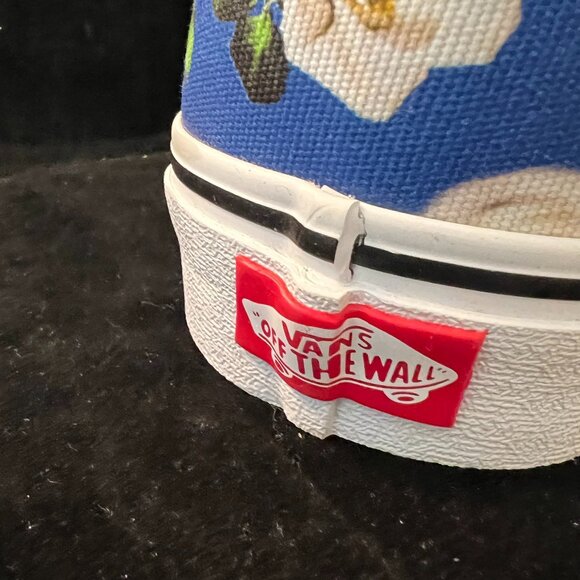 Vans Skate Authentic Blue Canvas Lace Up Lifestyle Sneakers NWT M 11 - Picture 6 of 6